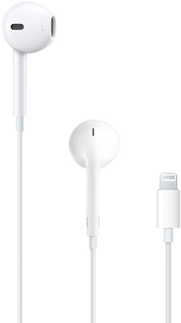 Навушники Apple iPhone EarPods with Mic Lightning (MMTN2ZM/A) - зображення 1