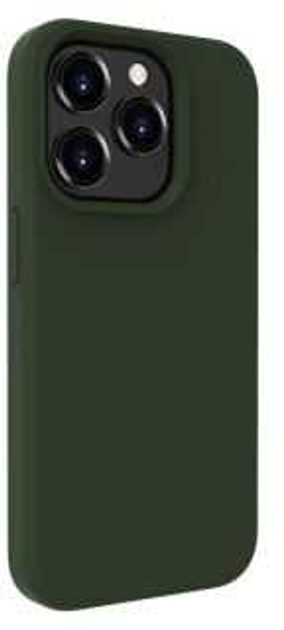 Etui plecki Evelatus Premium Magsafe Soft Touch Silicone Case do Apple iPhone 15 Pro Max Dark Olive (4752192066857) - obraz 1