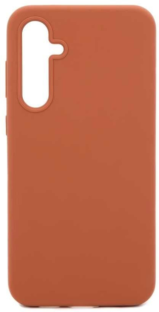 Etui plecki Evelatus Premium Soft Touch Silicone Case do Samsung Galaxy S23 FE Saddle Brown (4752192082543) - obraz 1