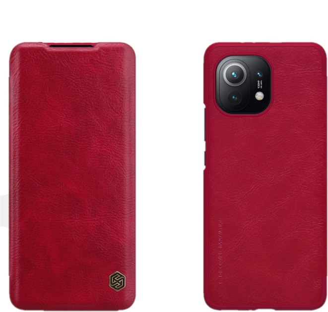 Чохол-книжка Nillkin Qin Book Case для Xiaomi M11 Red (6902048214125) - зображення 1