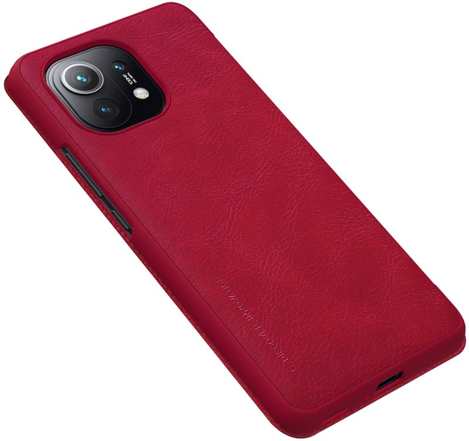 Чохол-книжка Nillkin Qin Book Case для Xiaomi M11 Red (6902048214125) - зображення 2