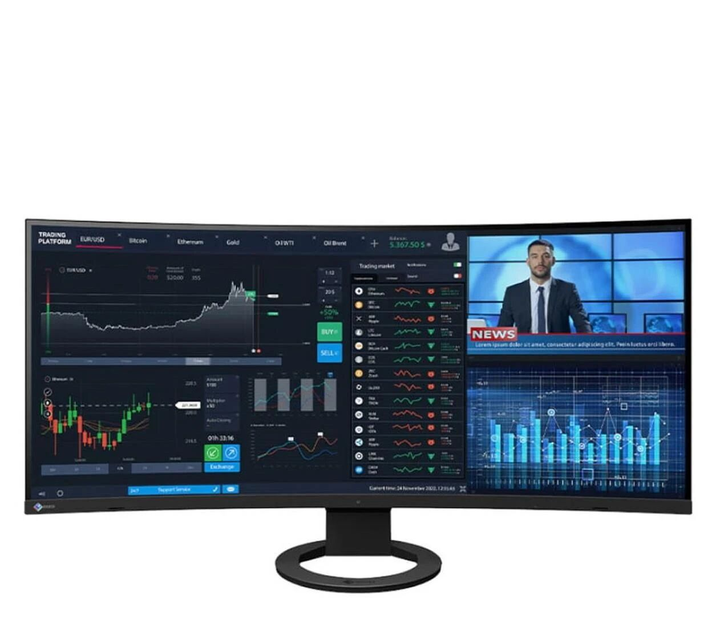 Монитор Eizo EV3895-BK Curved (EV3895-BK) EU - изображение 1