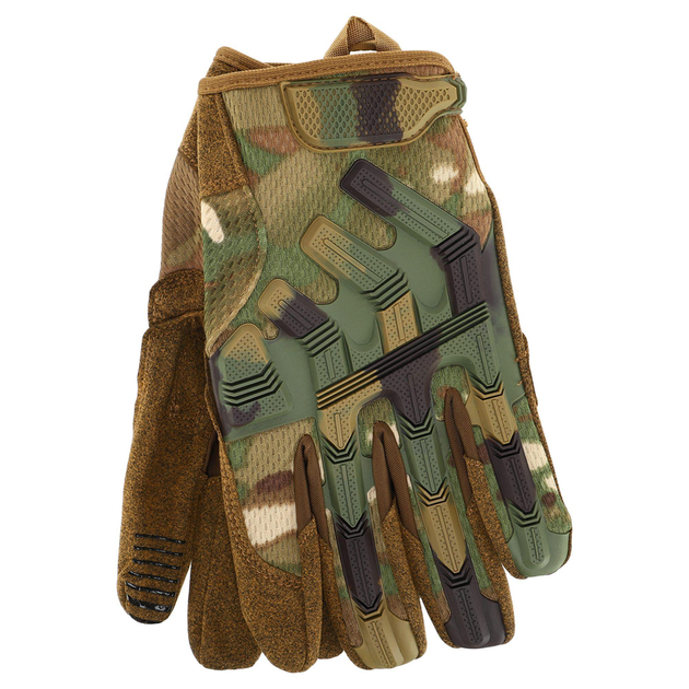 Рукавиці тактичні з закритими пальцями Military Rangers BC-9875 M Камуфляж Multicam - зображення 2