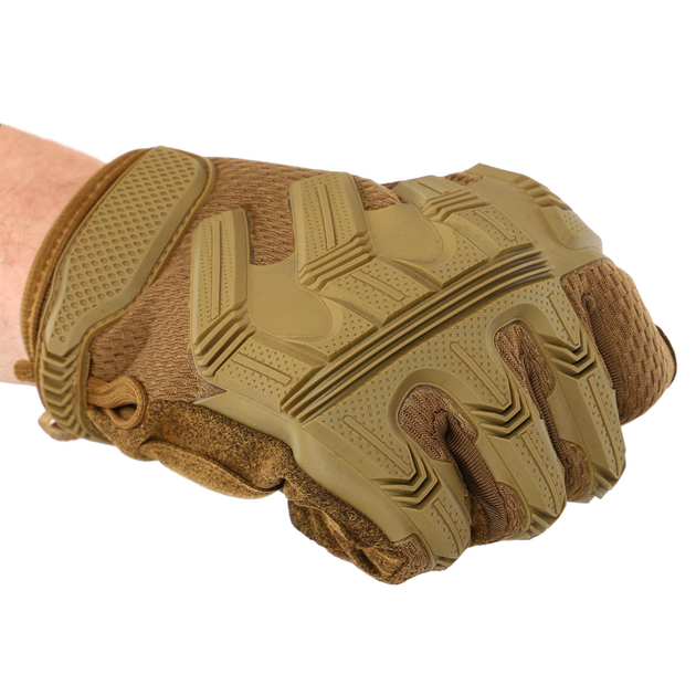 Перчатки тактические с закрытыми пальцами Military Rangers BC-9875 XL Хаки - изображение 2