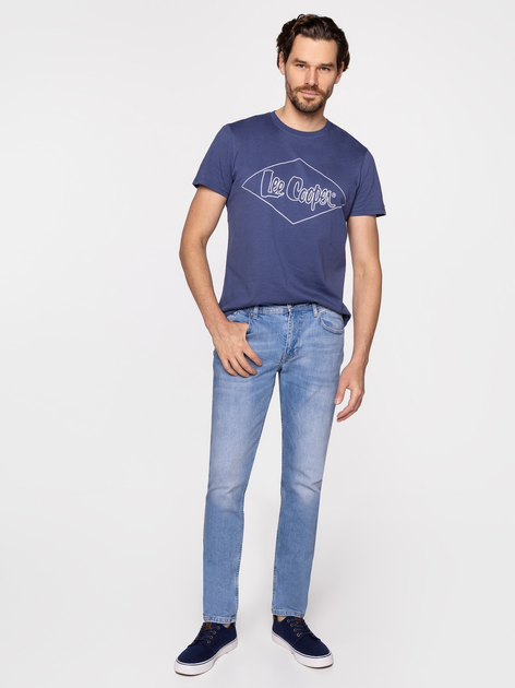 Jeansy slim fit męskie Lee Cooper DENZEL-2623 28-32 Niebieskie (5905991703075) - obraz 1