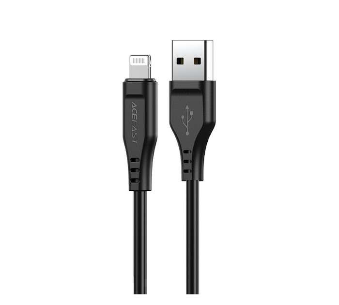 Кабель Acefast Apple Lightning - USB Type A M/M 1.2 м Black (C3-02-A-L black) - зображення 1