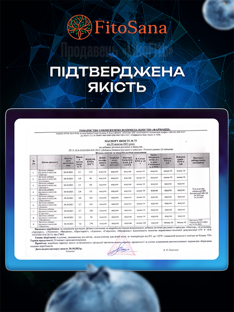 Натуральные капсулы для глаз FitoSana Навизор № 20 расп. - Фото 7 Натуральные капсулы для глаз FitoSana Навизор № 20 расп. - изображение 7