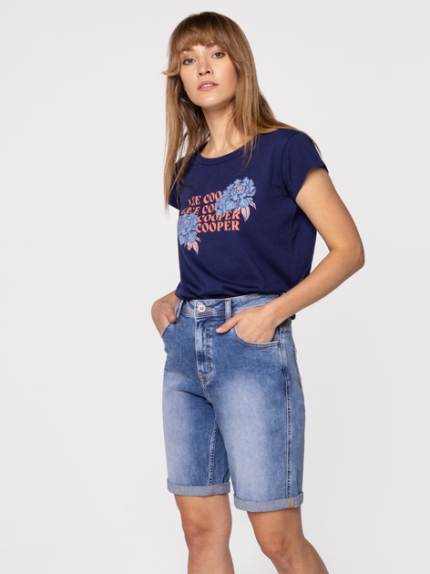 Шорти жіночі Lee Cooper BECKY-1223 L Блакитні (5904347398712) - зображення 2