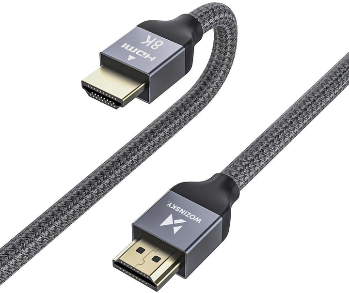 Kabel Wozinsky HDMI - HDMI M/M 5 m Silver (5907769300905) - obraz 1