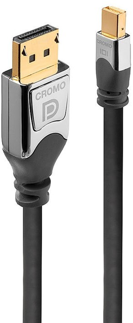 Kabel Lindy mini-DisplayPort - DisplayPort M/M 2 m Black (4002888363129) - obraz 1