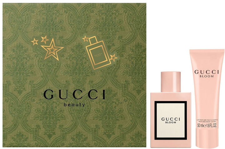 Подарунковий набір для жінок Gucci Bloom Парфумована вода 50 мл + Лосьйон для тіла 50 мл (3616304678967) - зображення 1
