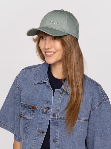 Кепка Lee Cooper CZAPKA-2024 One size Серо-зеленая (5904347396725) - зображення 3