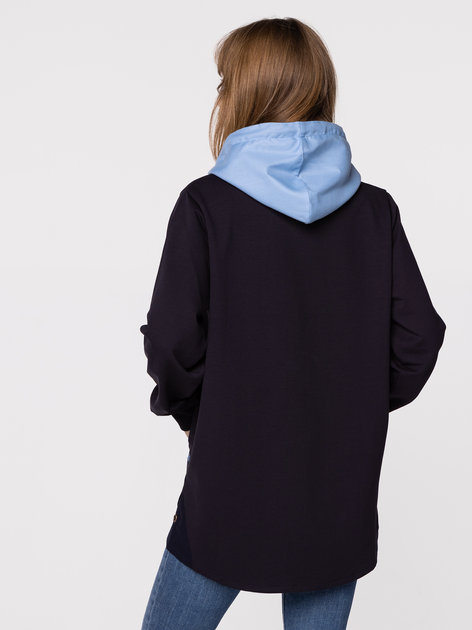 Bluza damska rozpinana streetwear z kapturem Lee Cooper Elia-4508 M Czarna (5904347394004) - obraz 2
