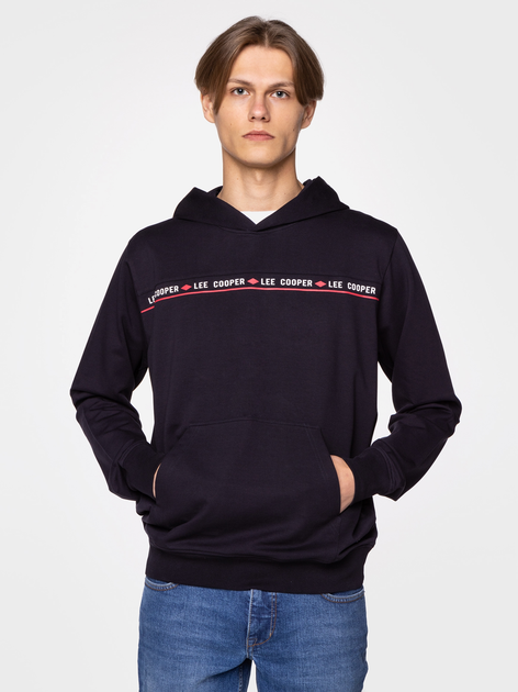 Bluza męska z kapturem kangurka Lee Cooper Eric-4261 L Czarna (5904347393762) - obraz 3