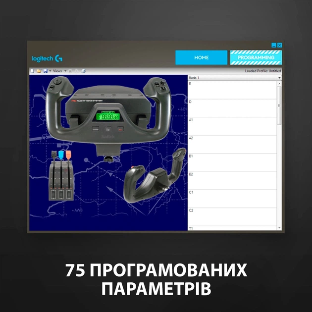 Штурвал Logitech G Saitek Pro Flight Yoke System (945-000004