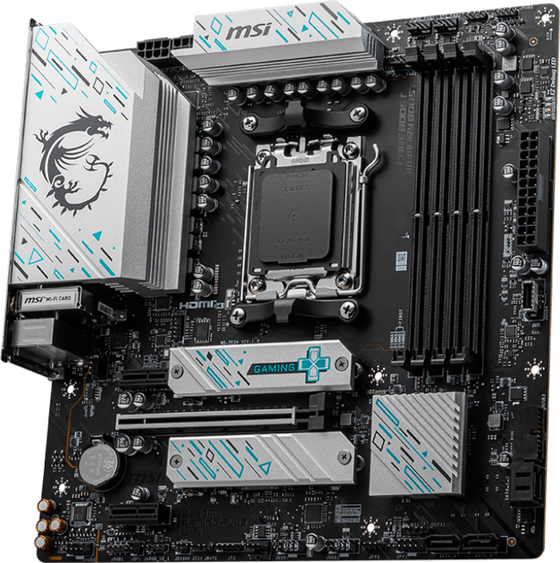 Материнська плата MSI B650M Gaming Plus Wi-Fi (sAM5, AMD B650, PCI-Ex16) - зображення 2