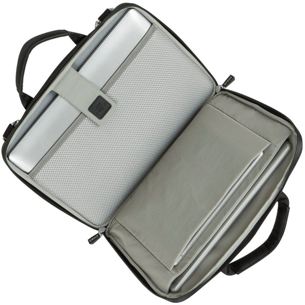 Torba Rivacase 8823 Macbook Pro and Ultrabook case 12.9"-13.3“ Black (8823BLACKMELANGE) - obraz 5