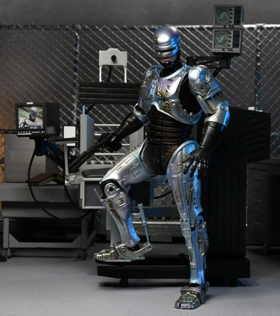 NECA 1/4 ビッグサイズ　ロボコップ　　大型フィギュア Фигурка Робокоп с Креслом и Аксессуарами RoboCop Ultimate Battle