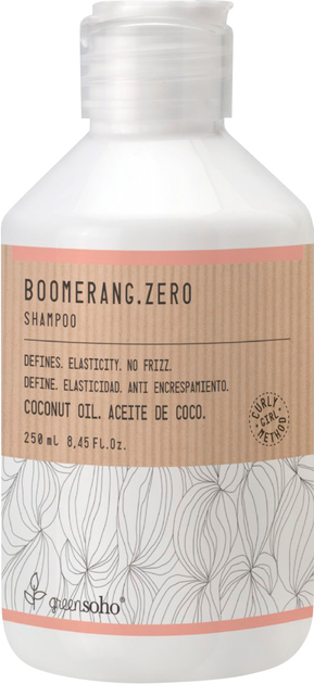 Акція на Зволожуючий шампунь Greensoho Boomerang.Zero Shampoo для хвилястого та кучерявого волосся 250 мл від Rozetka