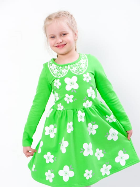 Акція на Дитяче плаття для дівчинки Носи своє 6117-023-33 128 см Салатове (p-4172-98594) від Rozetka