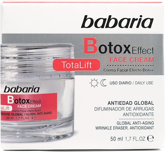 Krem do twarzy Babaria Botox Effect Totalift 50 ml (8410412100755) - obraz 1