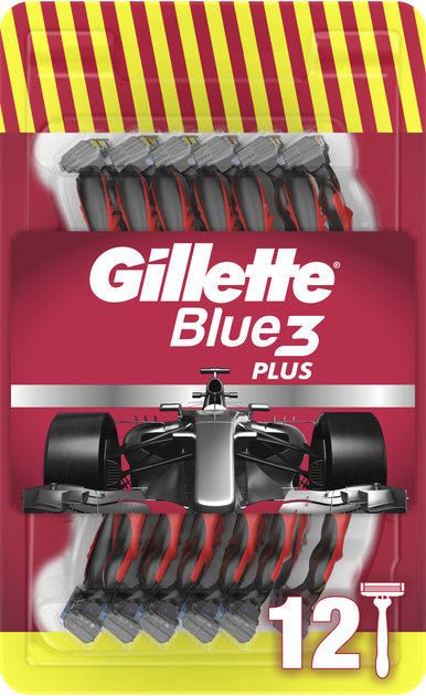 Одноразовые станки для бритья (Бритвы) мужские Gillette Blue3 Plus ...