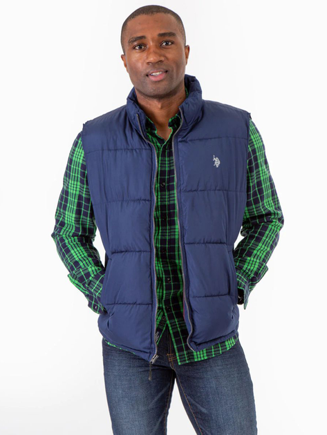 Теплый жилет мужской U.S. Polo Assn 230147199 S Синий (1159802440) – в ...