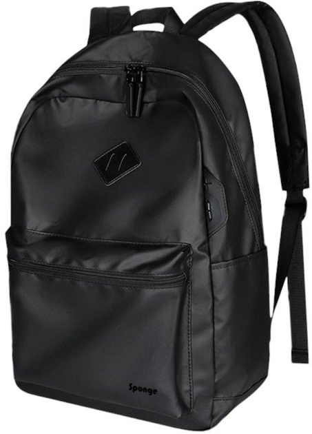 Plecak dla laptopa Sponge Street Backpack 15.4” Black (633632022128) - obraz 1