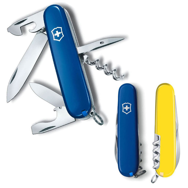 Ніж Victorinox Spartan Ukraine 91 мм Синьо-Жовтий (1.3603.2.8) - изображение 1