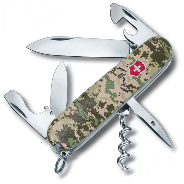 Ніж Victorinox Spartan Army 91 мм Піксель + Лого (1.3603.3_W3941p) - зображення 2