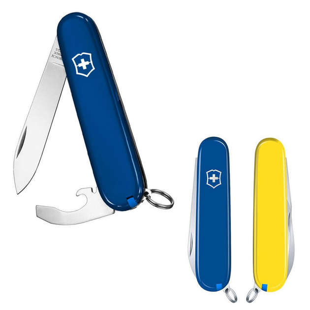 Ніж Victorinox Bantam Ukraine 84 мм Синьо-жовтий (0.2303.2.8) - изображение 1