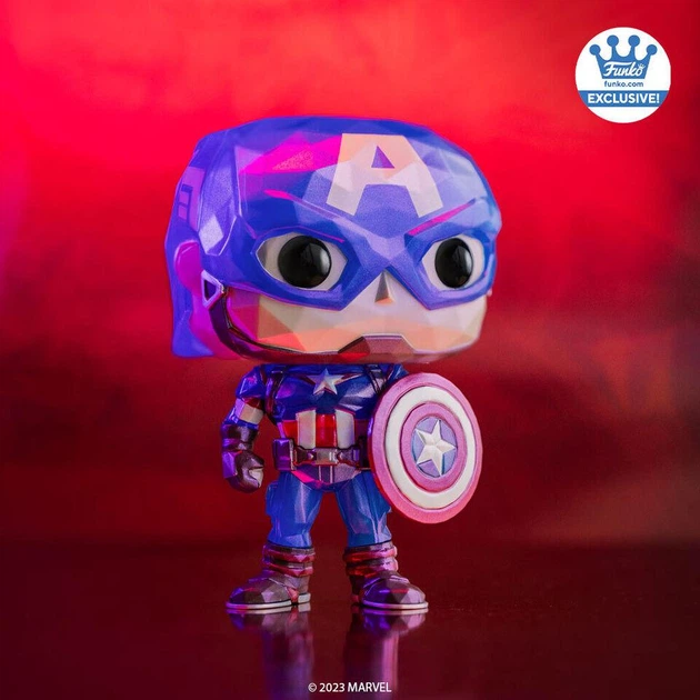 キャプテンアメリカ FUNKO POP アンソニーマッキー サイン MARVEL Фигурка Funko Pop Exclusive Фанко Поп Marvel Captain America