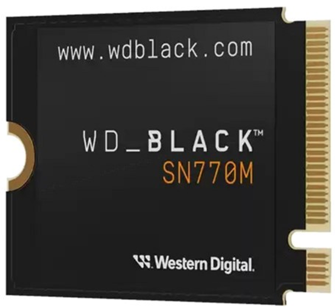 SSD dysk Western Digital SN770M 1TB M.2 PCI Express 4.0 x4 3D NAND TLC (WDS100T3X0G) - obraz 2