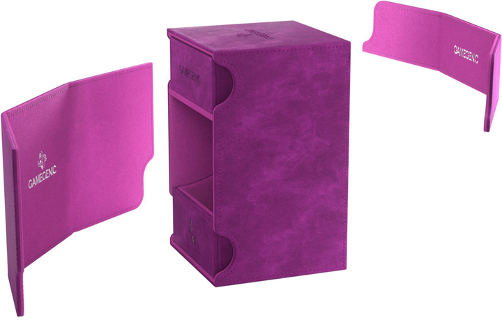 Pudełko na karty Gamegenic Watchtower 100+ XL fioletowe (4251715412152) - obraz 5