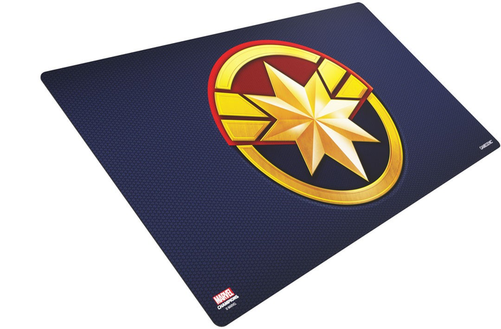 Mata do gry Gamegenic Marvel Champions Captain Marvel gumowa (4251715412619) - obraz 4