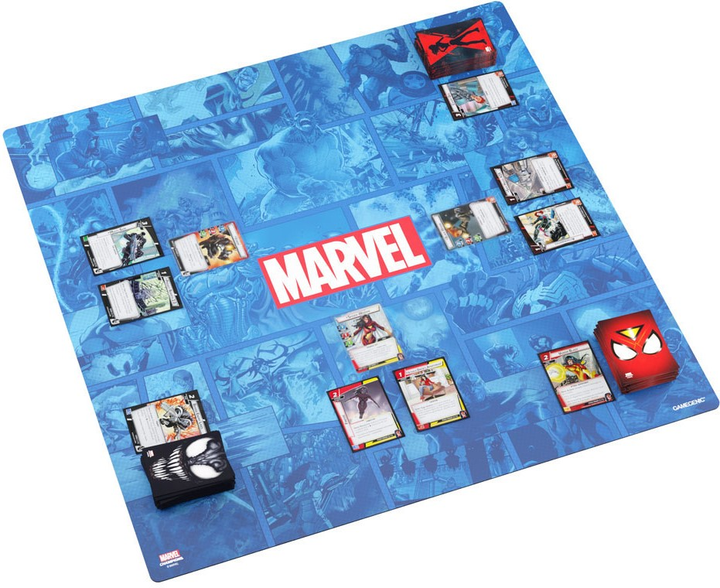 Ігровий килимок Gamegenic Marvel Champions синій гумовий (4251715412657) - зображення 5
