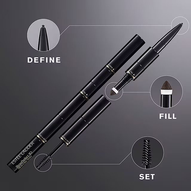 Kredka do brwi Estée Lauder Brow Microprecise Multitasker Blackened Brown (887167612563) - obraz 5