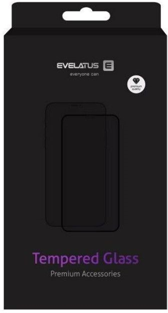 Szkło ochronne Evelatus 3D Full Cover Corning Gorilla Glass Anti-Static 10X Stronger do Apple iPhone 14 Pro Black (EAI14PCGGA) - obraz 1