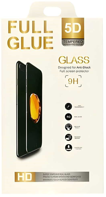 Szkło ochronne N/A 5D Finger Unlock With Hole Full Glue do Samsung Galaxy Note 10 Black (NASGN10FUWHFG) - obraz 1