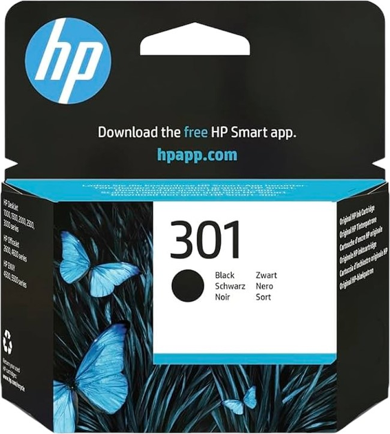 Картридж HP 301 Ink Cartridge Black (884962899908) - зображення 1