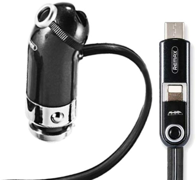 Ładowarka samochodowa Remax USB-A Black (RCC211B) - obraz 3
