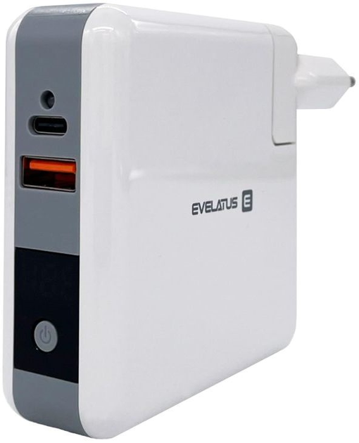 Зарядний пристрій Evelatus EWC06 USB-A White (EWC06WH) - зображення 1