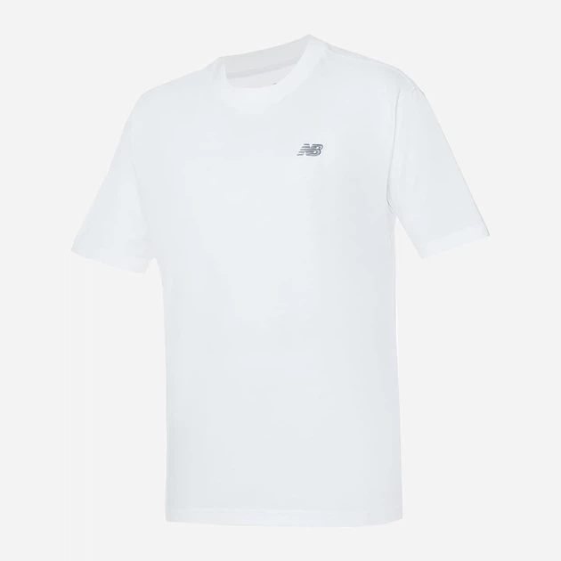 Футболка бавовняна довга чоловіча New Balance Sport Essentials Small Logo MT41509 L Біла (196941810850) - зображення 5