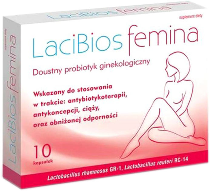 Probiotyk Exeltis LaciBios Femina 10 szt (5908445452321) - obraz 1