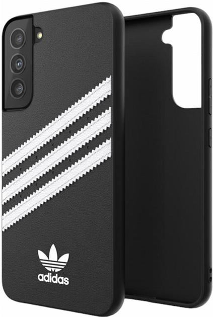Etui plecki Adidas OR Moulded Case do Samsung Galaxy S22 Plus Black/White (8718846098830) - obraz 1
