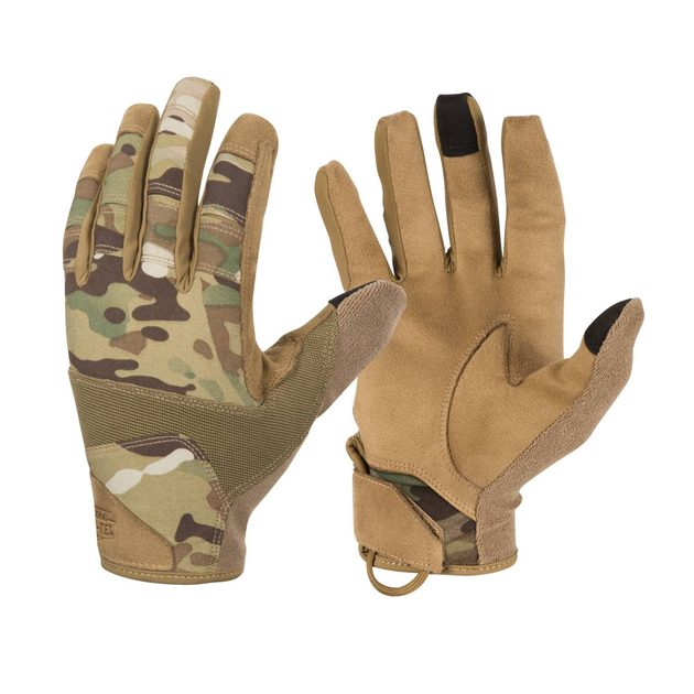 Рукавиці тактичні Helikon-Tex Range Tactical Gloves Multicam/Coyote, M - зображення 1