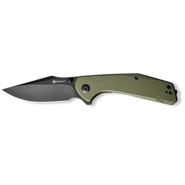 Ніж Sencut Actium Blackwash Olive G10 (SA02E) - зображення 1