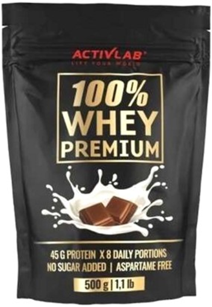 Печиво Activlab 100% Whey Premium Шоколад 500 г (5907368801438) - зображення 1