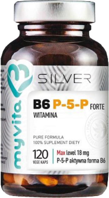 Witamina B6 Proness MyVita Silver P-5-P Forte 120 caps (5903021591920) - obraz 1