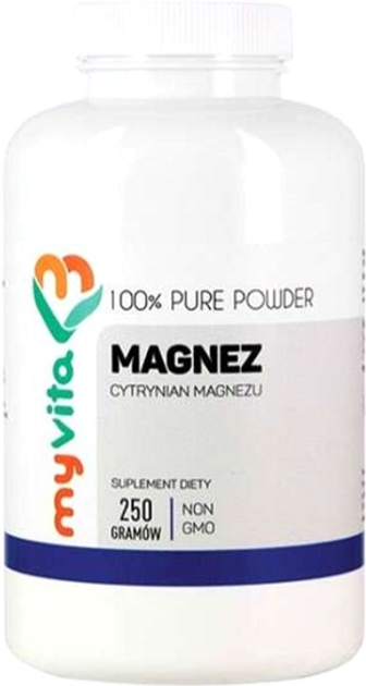 Magnez Proness MyVita Cytrynian magnezu 250 g (5905279123946) - obraz 1
